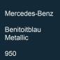 Preview: Mercedes-Benz, Benitoitblau Metallic, 950.